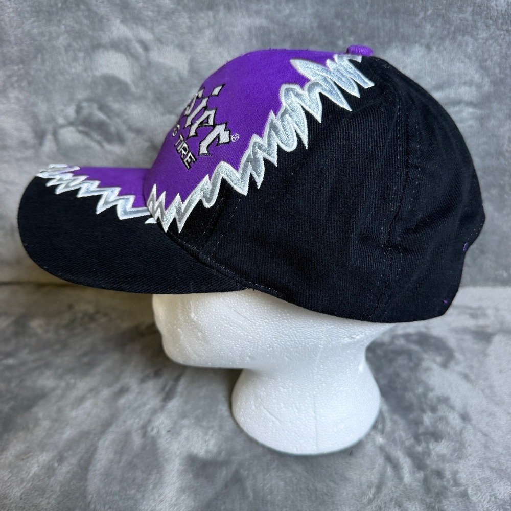 Hoosier Racing Tire Hat Purple Black Embroidered Racing Cap Design Dynamix - Picture 2 of 9